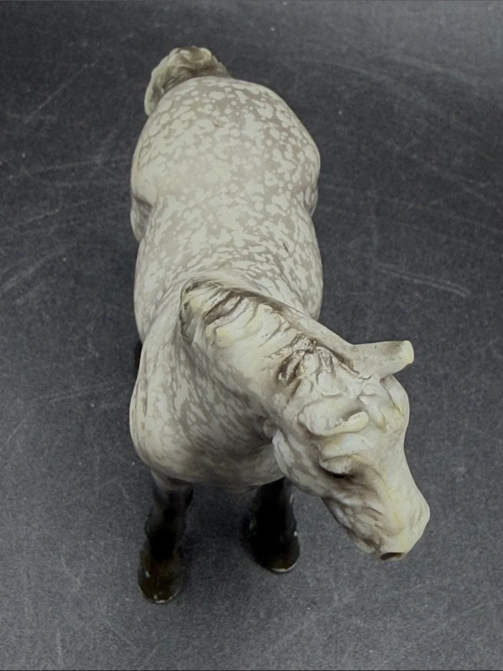 Breyer Stablemate Dapple Gray Draft Horse Stallion Equestrian Figure Western Toy